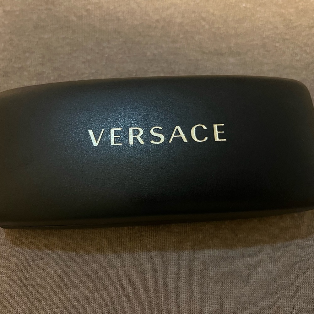 Versace Black and Gold Eyewear Case